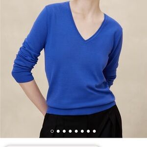 Banana Republic Factory Forever V-Neck Sweater